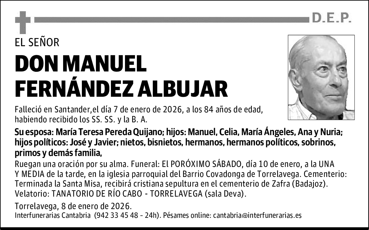 DON MANUEL FERNÁNDEZ ALBUJAR
