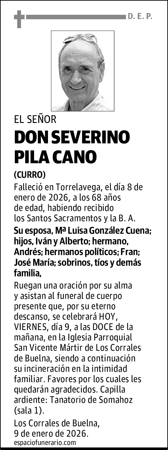 DON SEVERINO PILA CANO