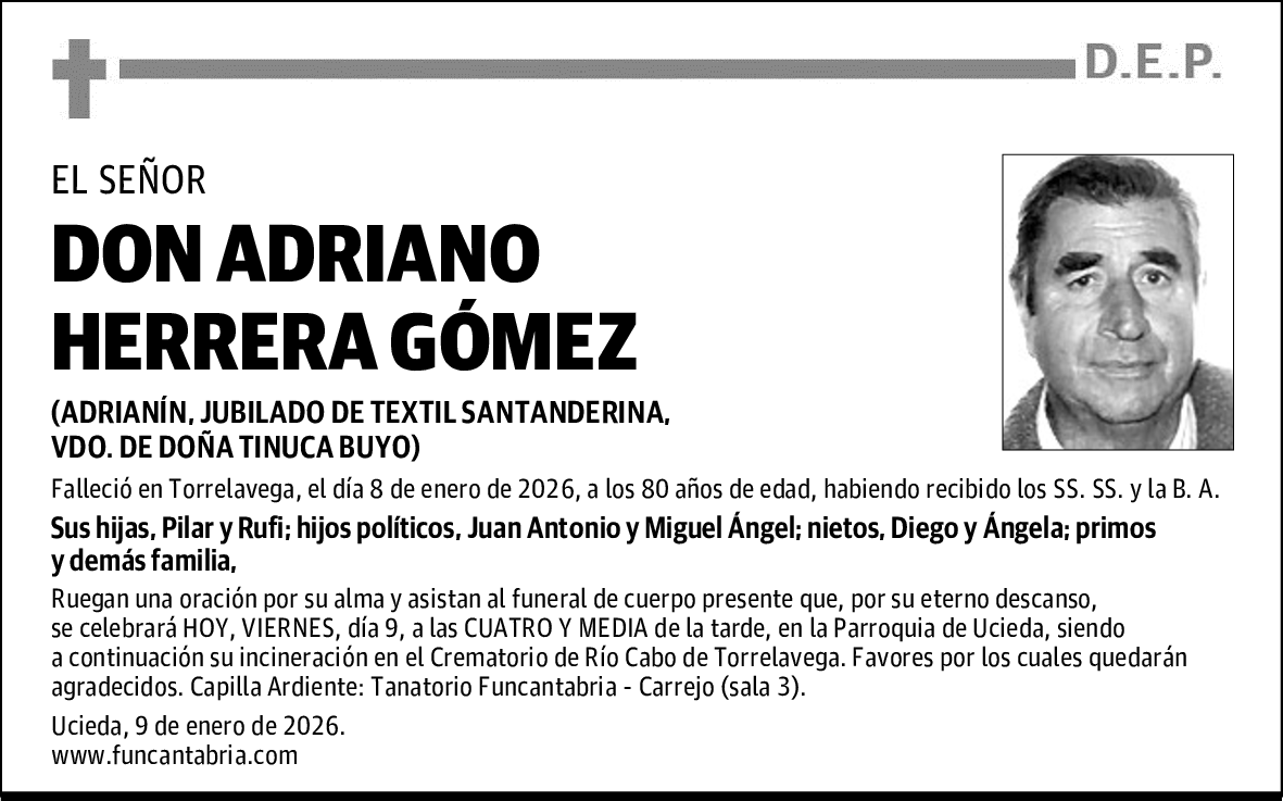 DON ADRIANO HERRERA GÓMEZ