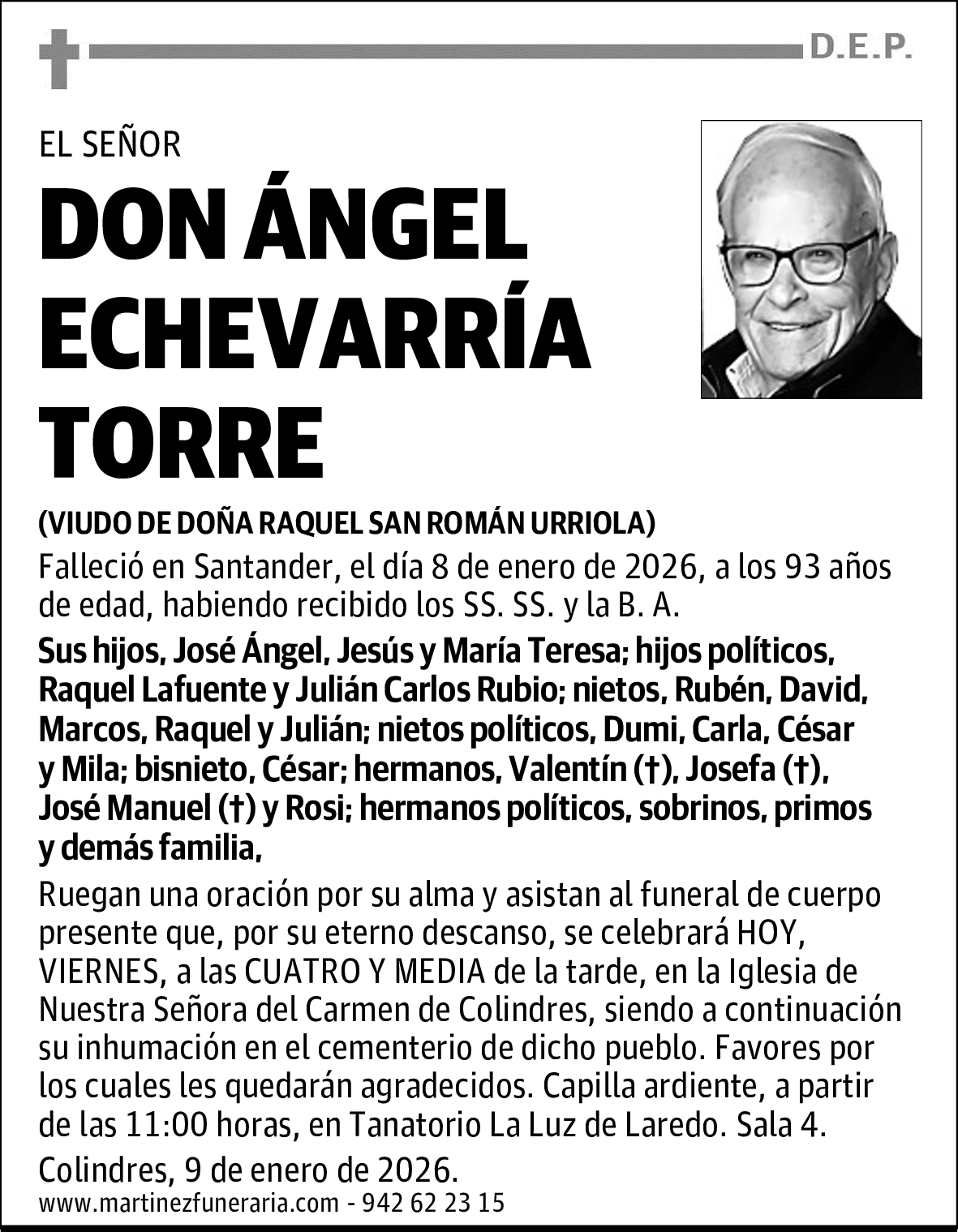 DON ÁNGEL ECHEVARRÍA TORRE