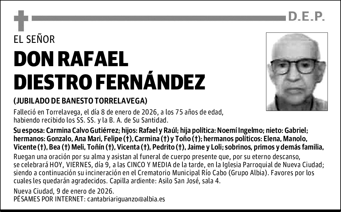 DON RAFAEL DIESTRO FERNÁNDEZ