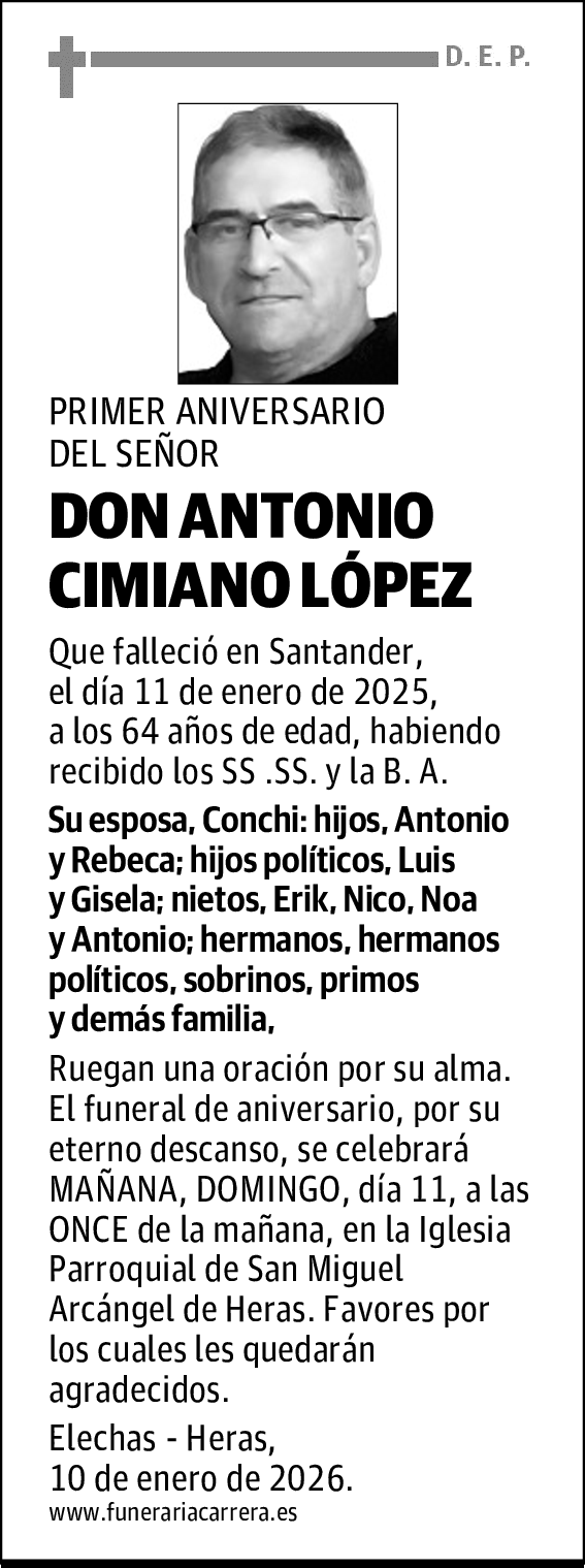 DON ANTONIO CIMIANO LÓPEZ