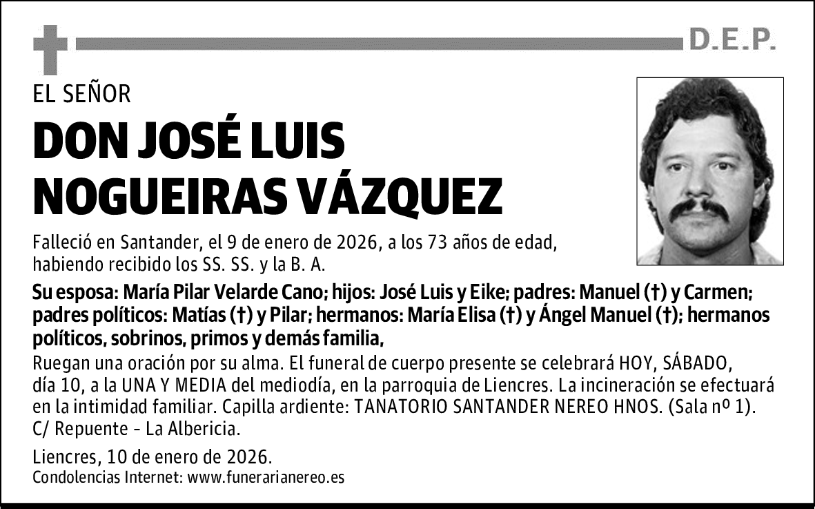 DON JOSÉ LUIS NOGUEIRAS VÁZQUEZ