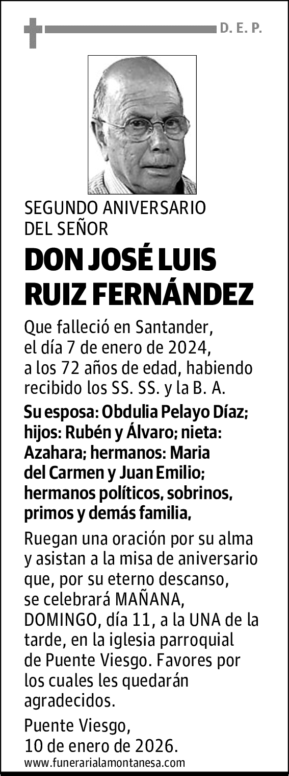DON JOSÉ LUIS RUIZ FERNÁNDEZ
