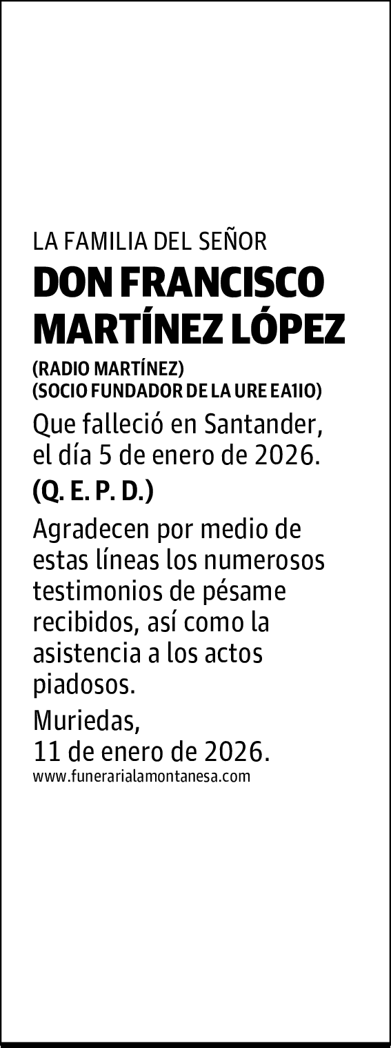 DON FRANCISCO MARTÍNEZ LÓPEZ