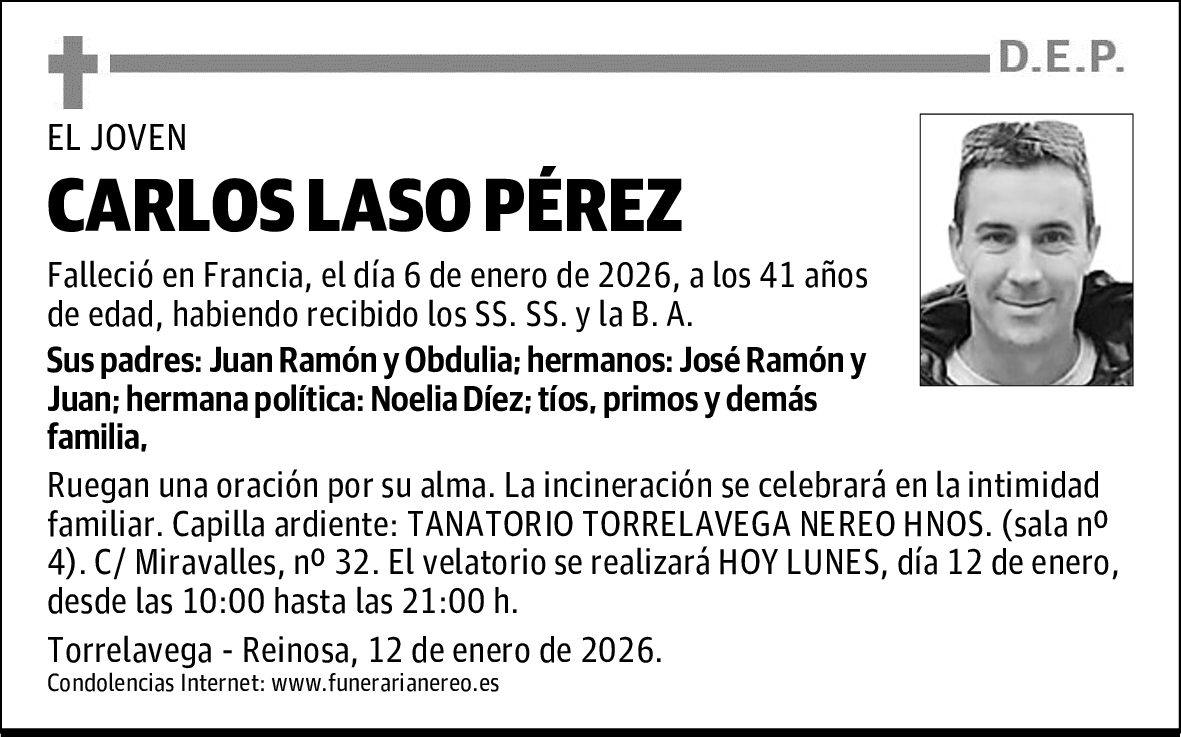 CARLOS LASO PÉREZ