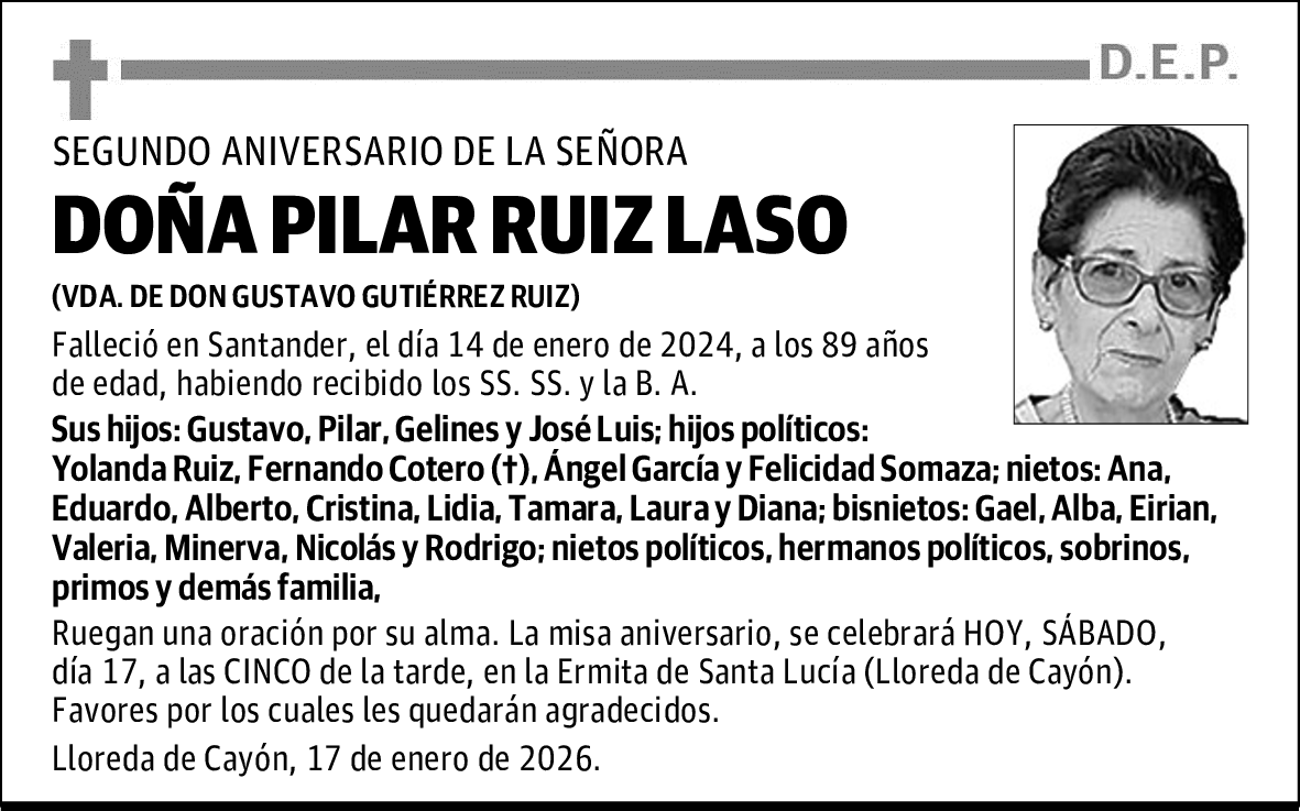 DOÑA PILAR RUIZ LASO