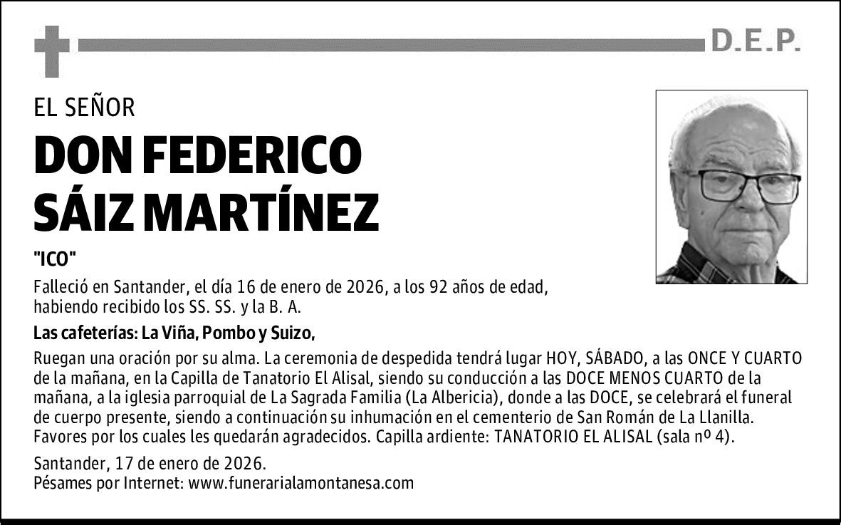 DON FEDERICO SÁIZ MARTÍNEZ