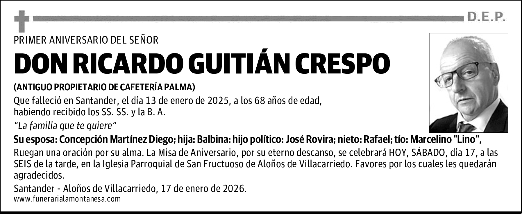 DON RICARDO GUITIÁN CRESPO