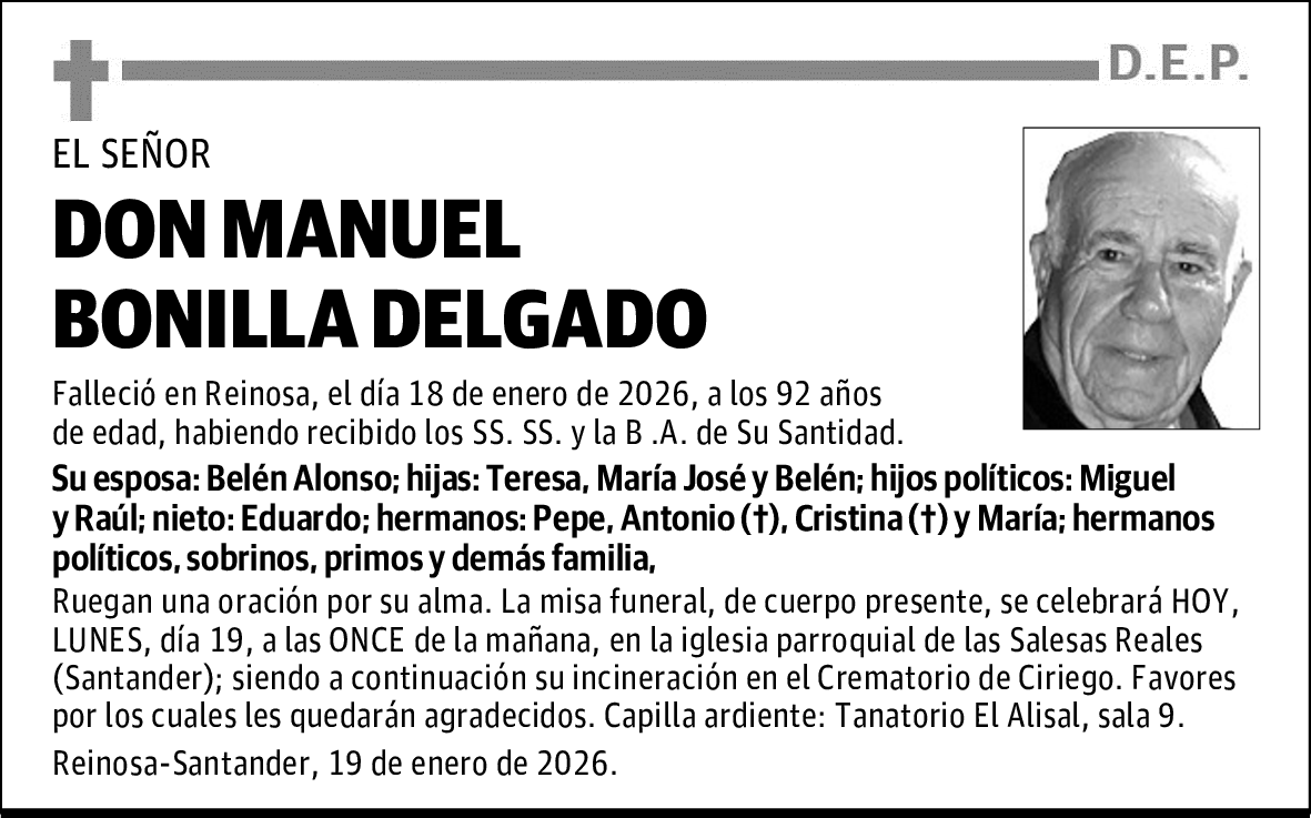 DON MANUEL BONILLA DELGADO