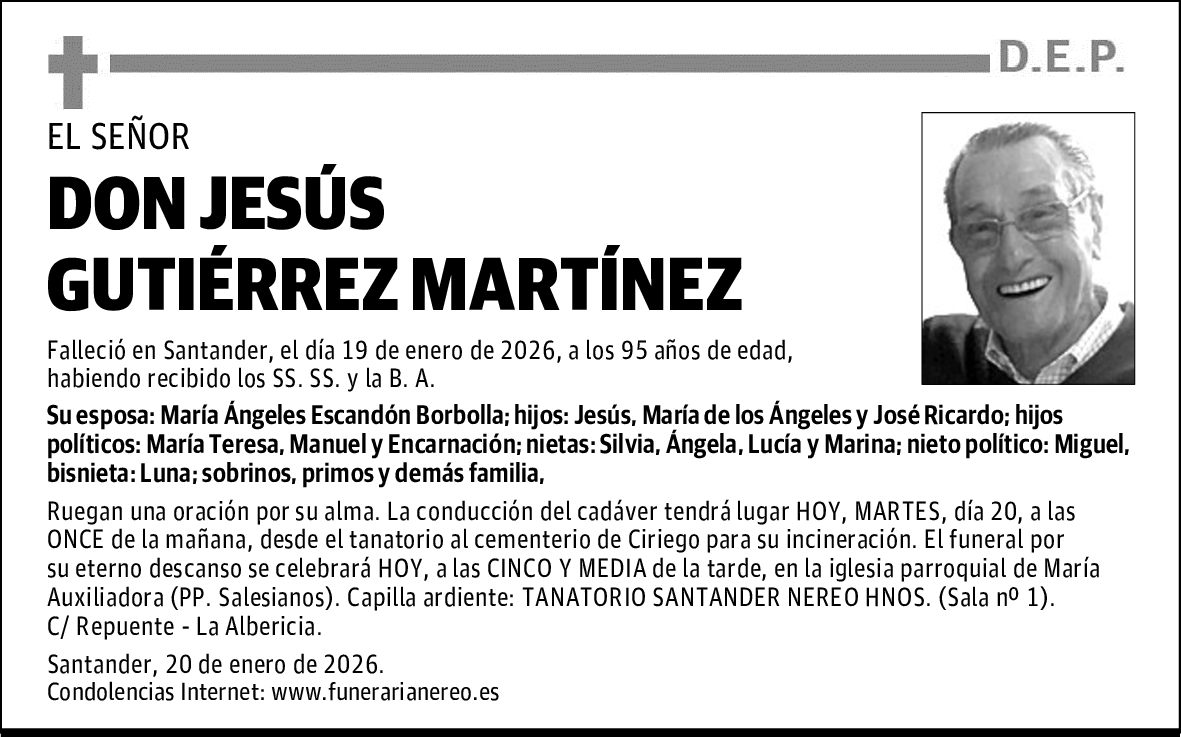 DON JESÚS GUTIÉRREZ MARTÍNEZ