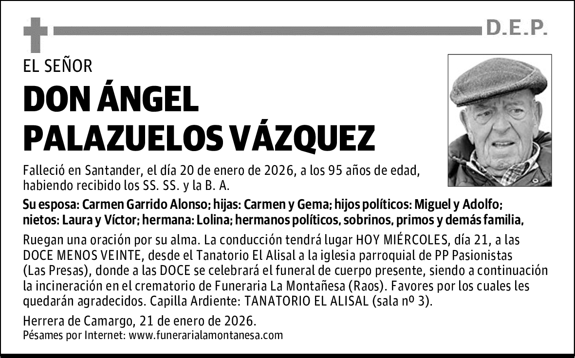 DON ÁNGEL PALAZUELOS VÁZQUEZ