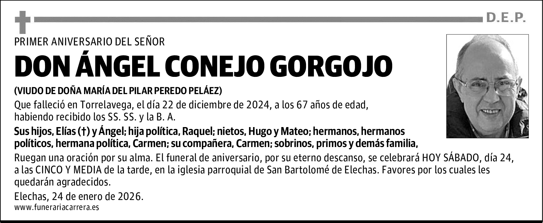 DON ÁNGEL CONEJO GORGOJO