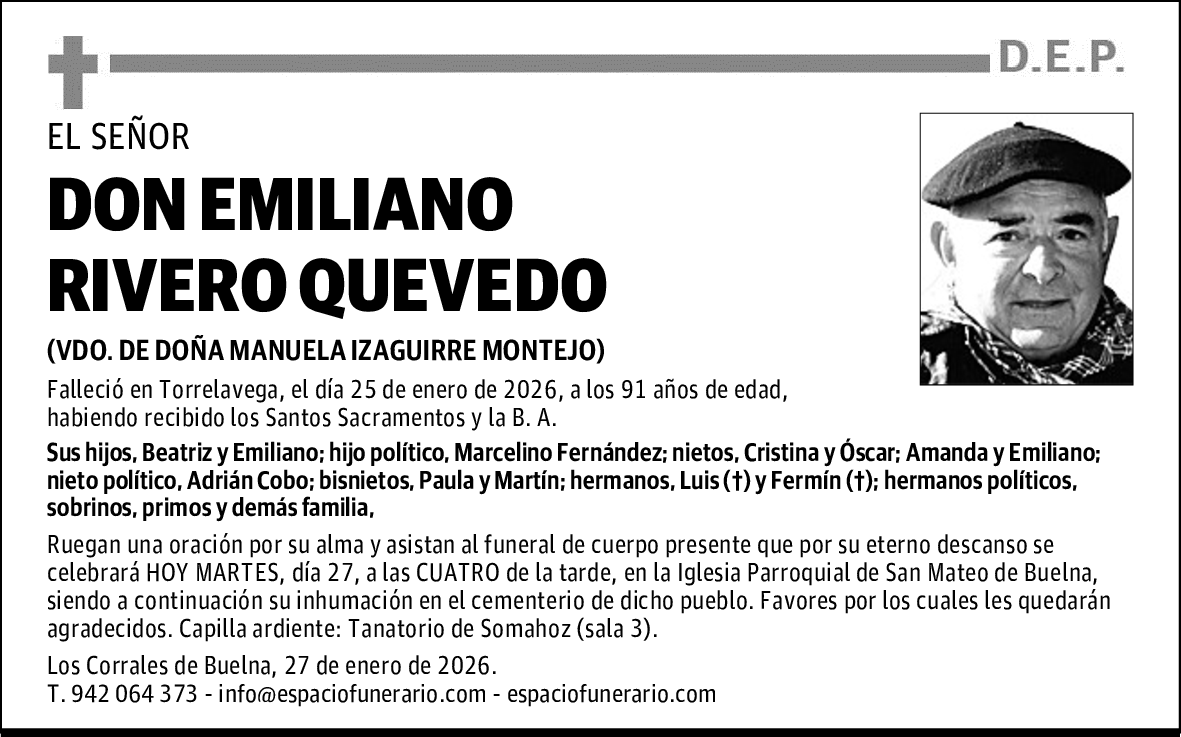 DON EMILIANO RIVERO QUEVEDO