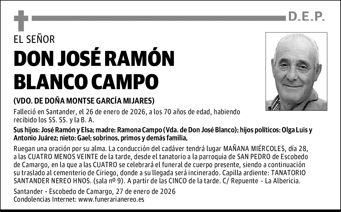 DON JOSÉ RAMÓN BLANCO CAMPO