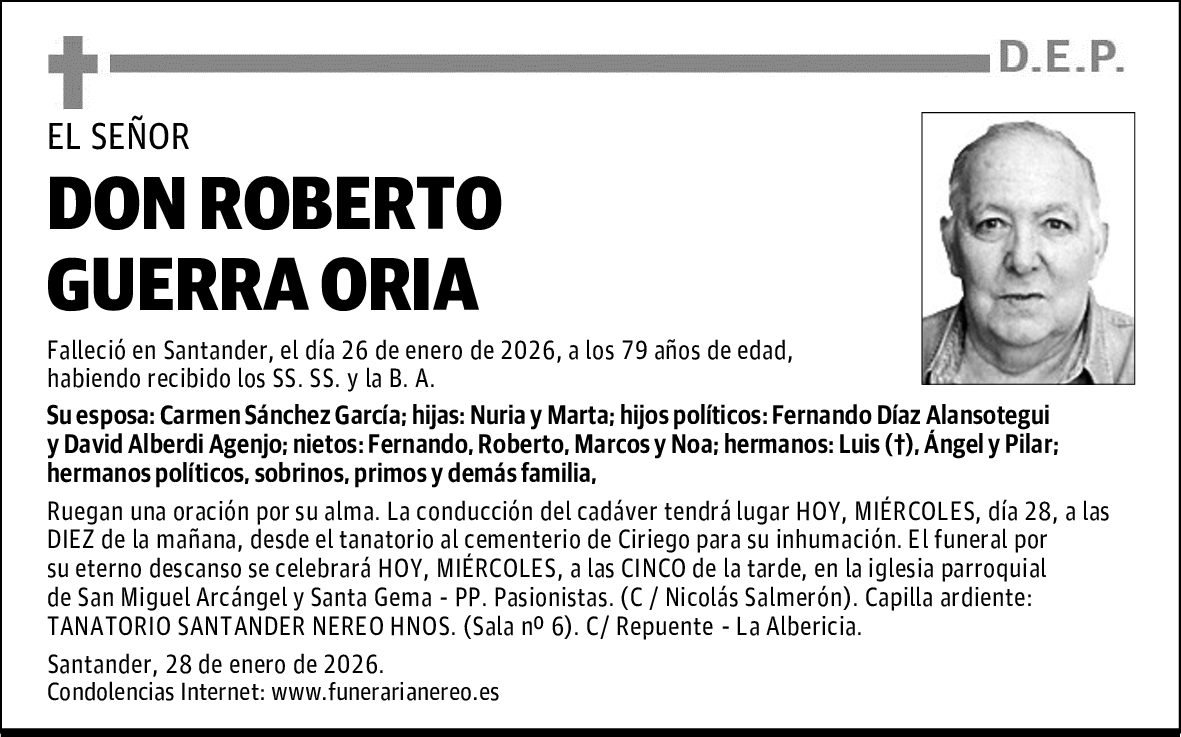 DON ROBERTO GUERRA ORIA
