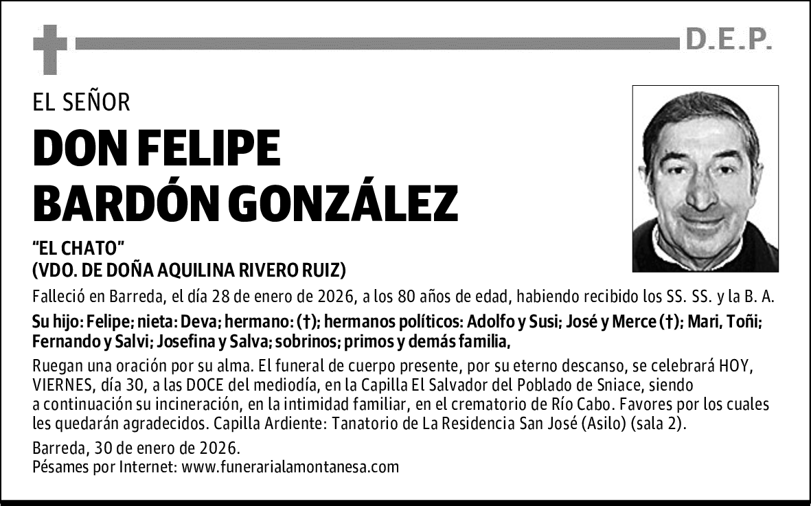 DON FELIPE BARDÓN GONZÁLEZ