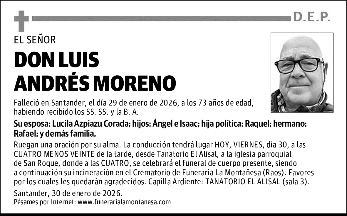 DON LUIS ANDRÉS MORENO