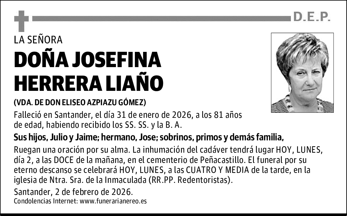 DOÑA JOSEFINA HERRERA LIAÑO