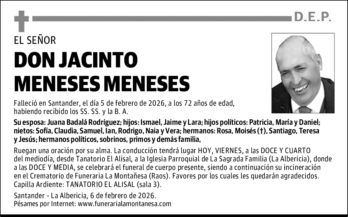 DON JACINTO MENESES MENESES