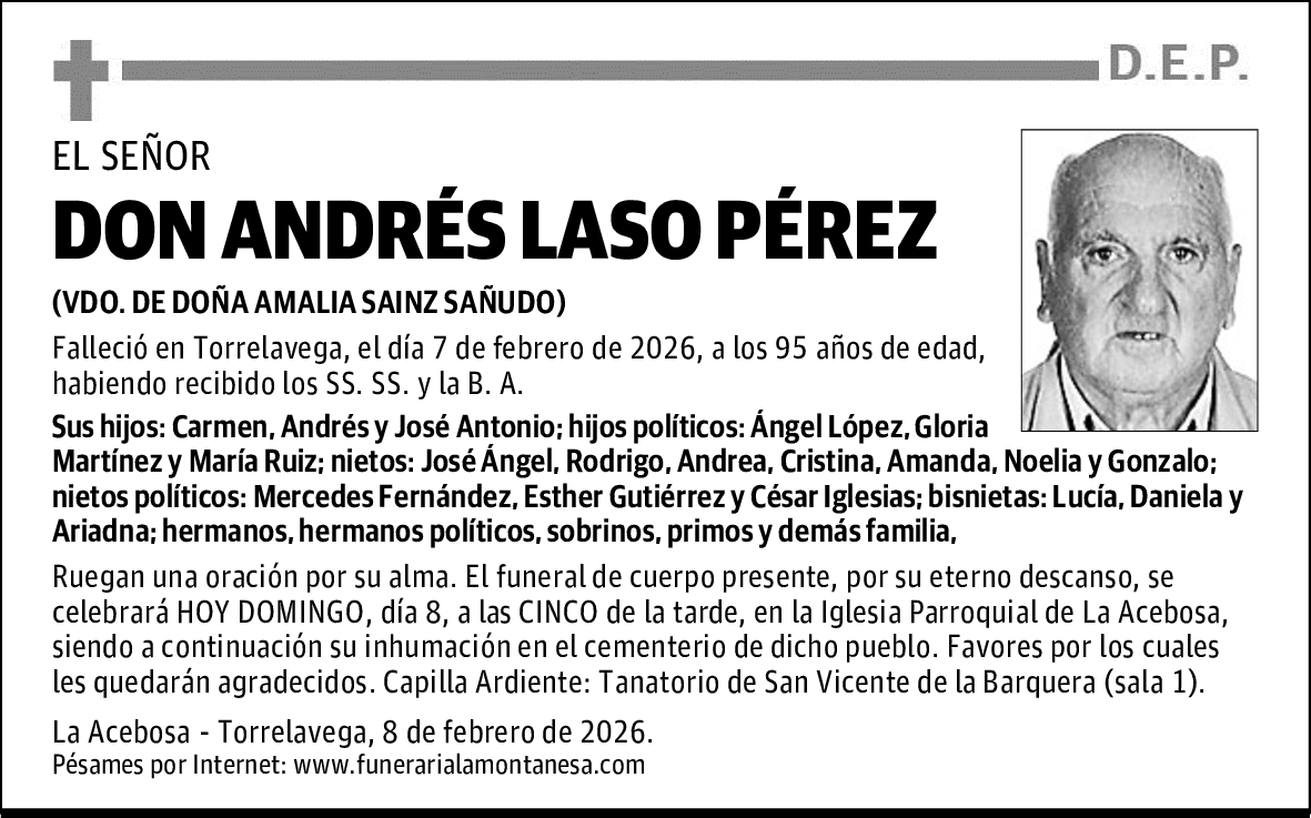DON ANDRÉS LASO PÉREZ
