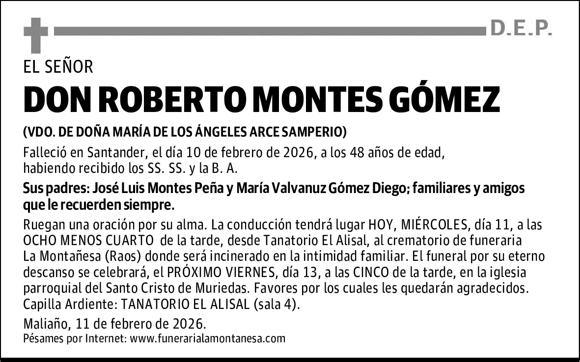 DON ROBERTO MONTES GÓMEZ