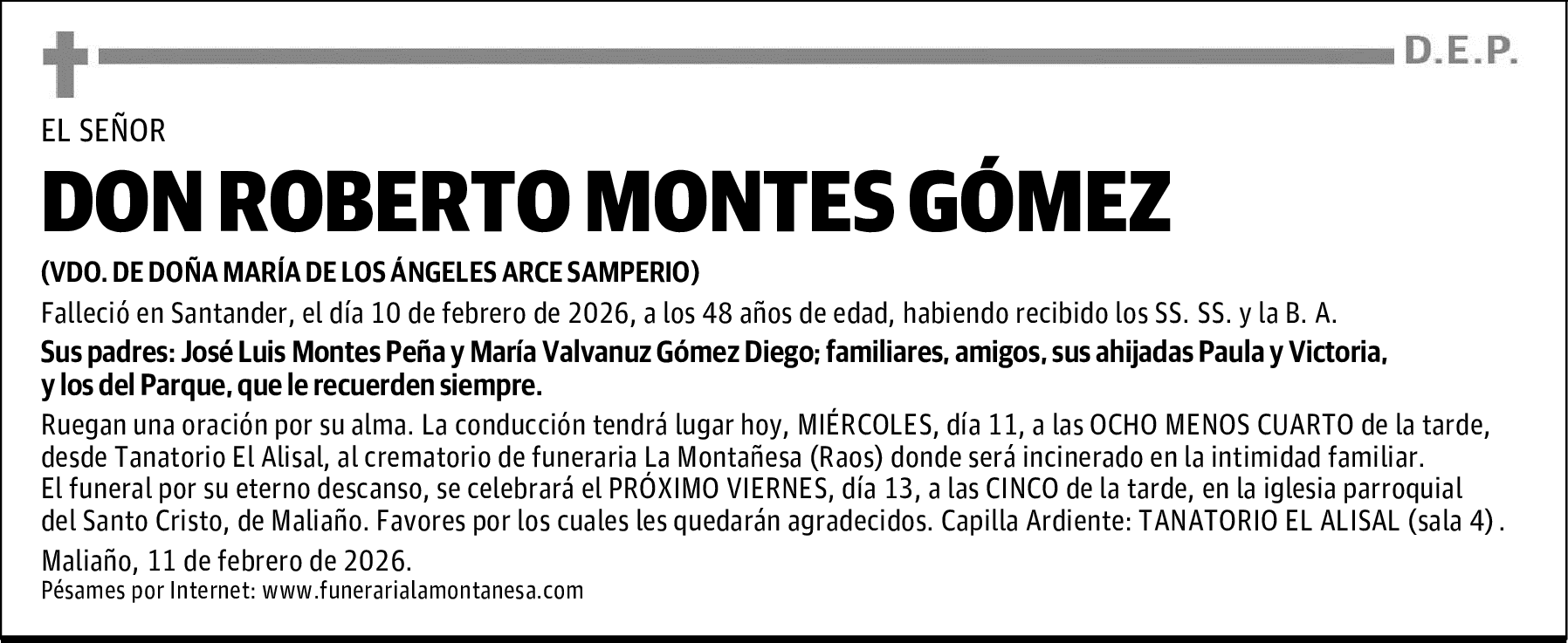 DON ROBERTO MONTES GÓMEZ