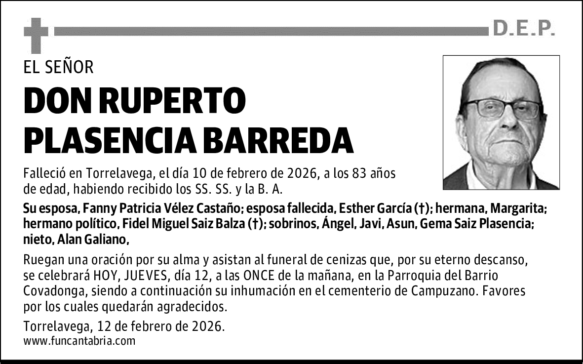 DON RUPERTO PLASENCIA BARREDA