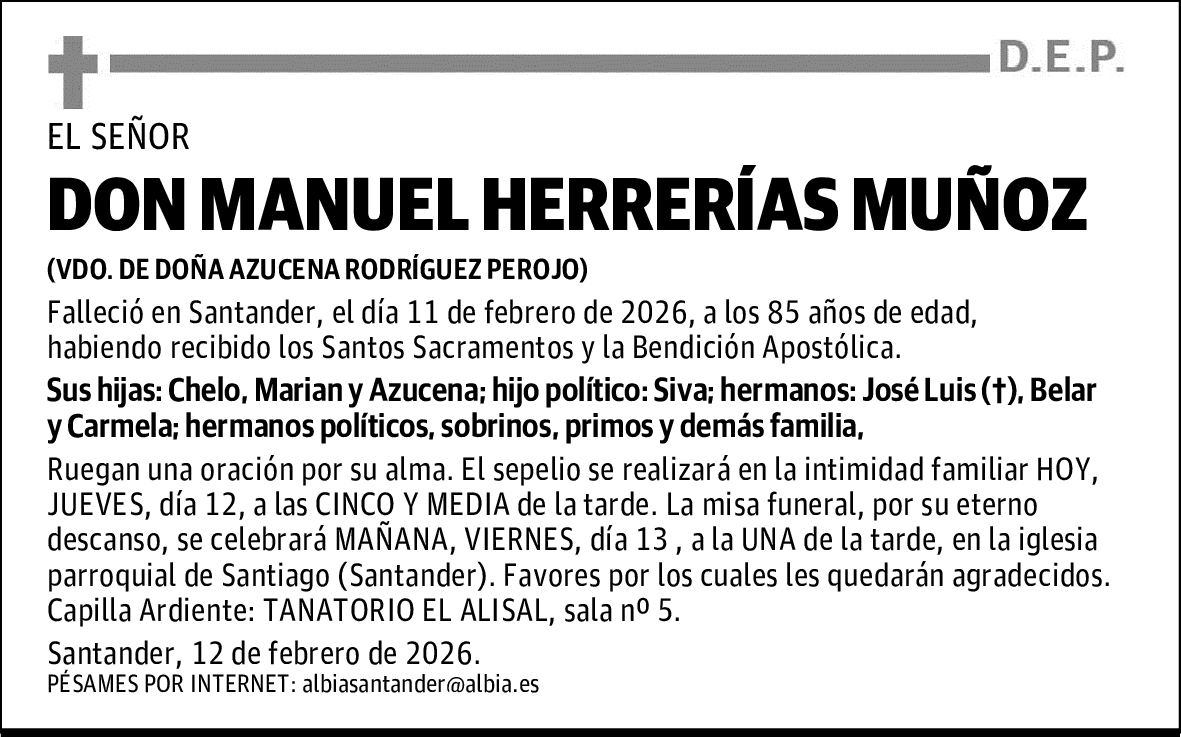 DON MANUEL HERRERÍAS MUÑOZ