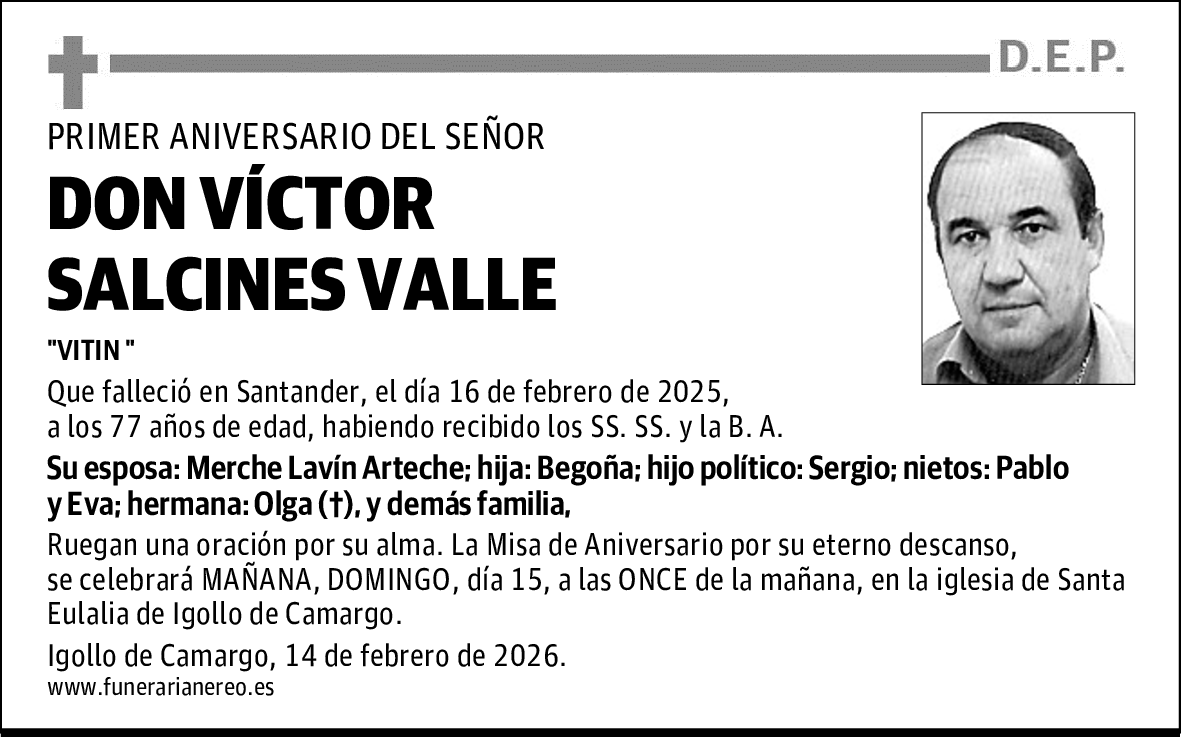 DON VÍCTOR SALCINES VALLE