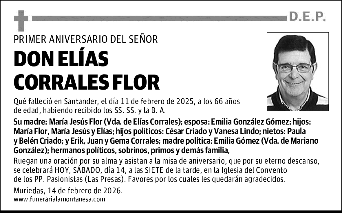 DON ELÍAS CORRALES FLOR
