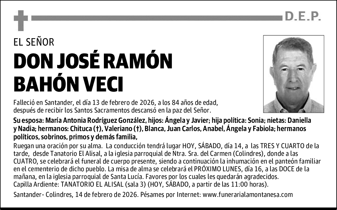 DON JOSÉ RAMÓN BAHÓN VECI