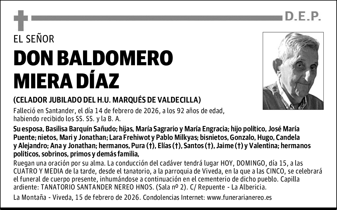 DON BALDOMERO MIERA DIAZ