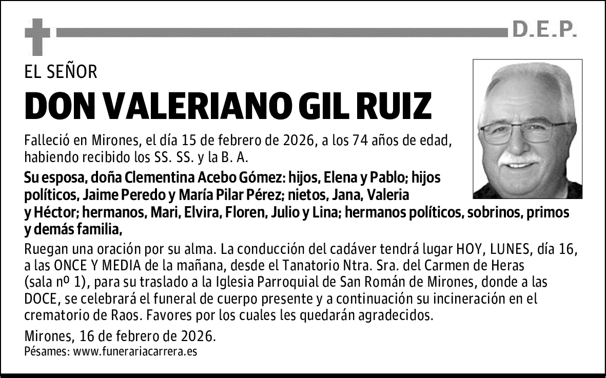 DON VALERIANO GIL RUIZ