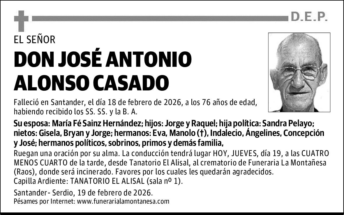 DON JOSÉ ANTONIO ALONSO CASADO