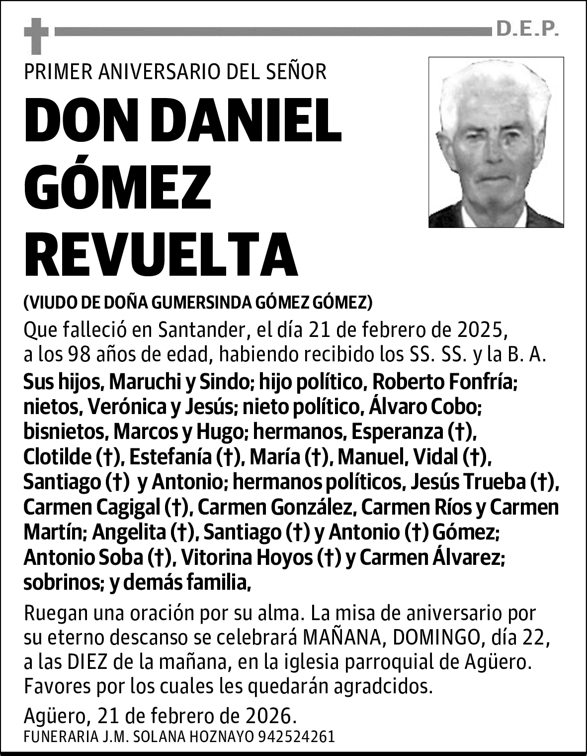 DON DANIEL GÓMEZ REVUELTA