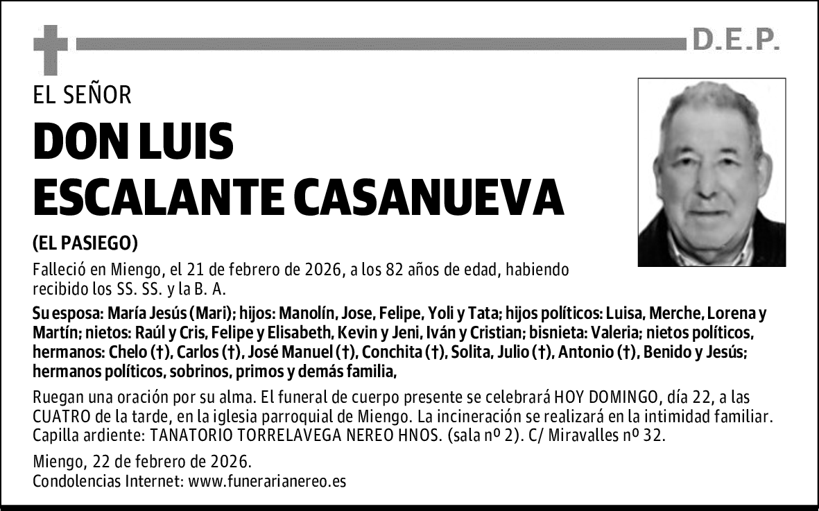 DON LUIS ESCALANTE CASANUEVA