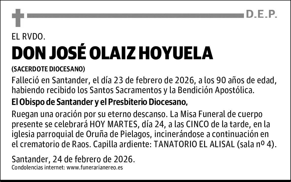 DON JOSÉ OLAIZ HOYUELA