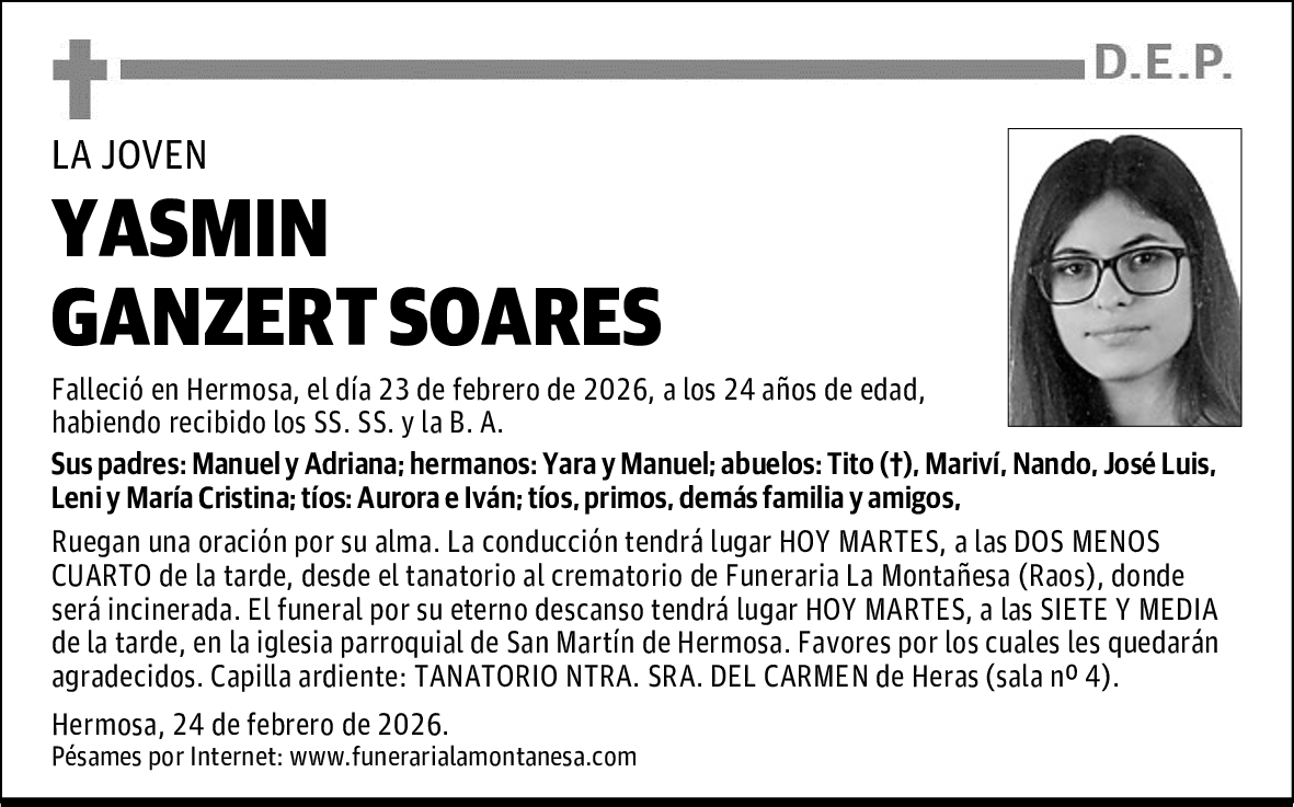 YASMIN GANZERT SOARES