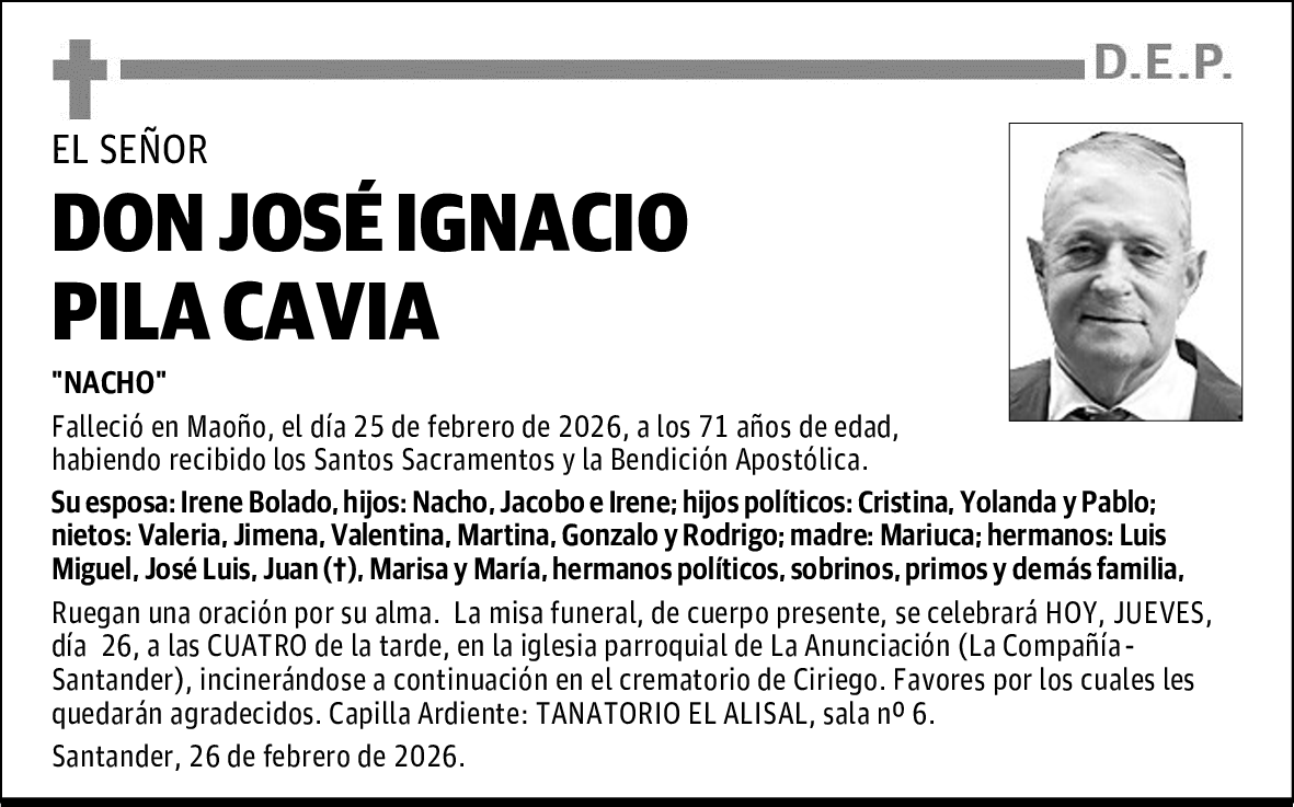DON JOSÉ IGNACIO PILA CAVIA