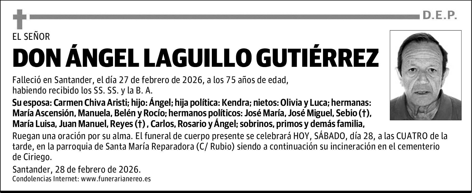 DON ÁNGEL LAGUILLO GUTIÉRREZ