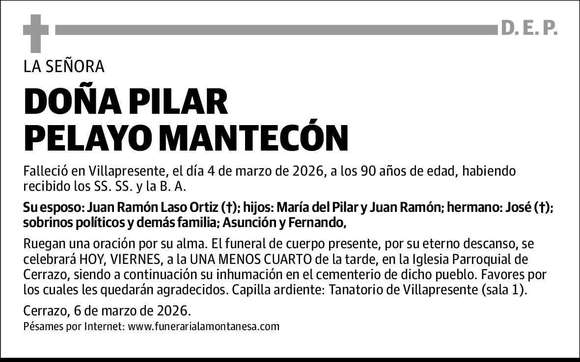 Pilar Pelayo Mantecón