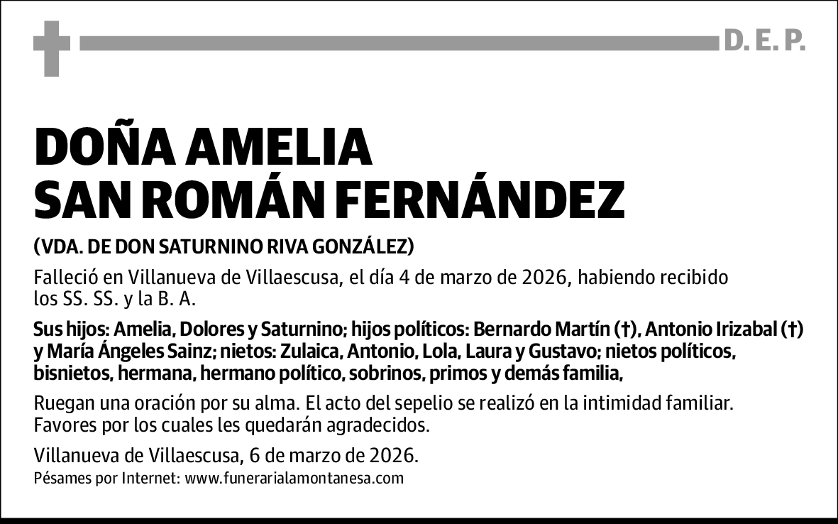 Amelia San Román Fernández