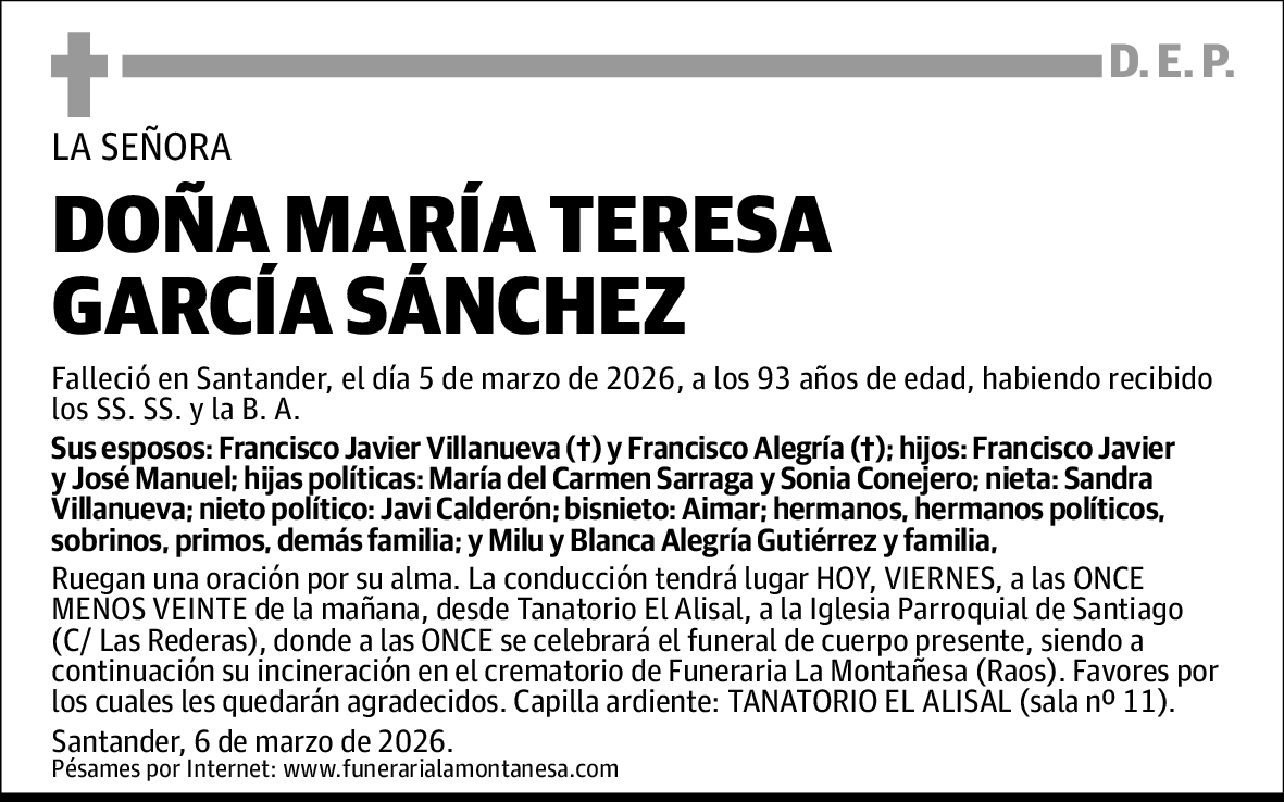 María Teresa García Sánchez