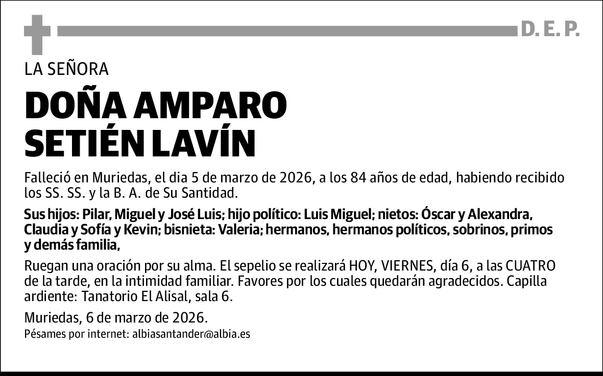 Amparo Setién Lavín