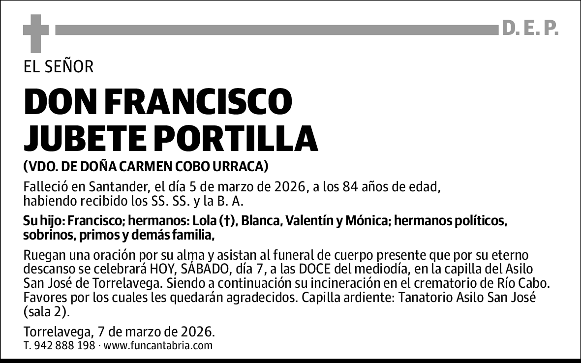 Francisco Jubete Portilla