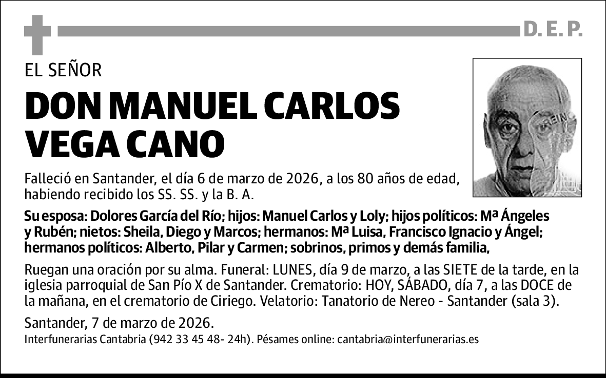 Manuel Carlos Vega Cano