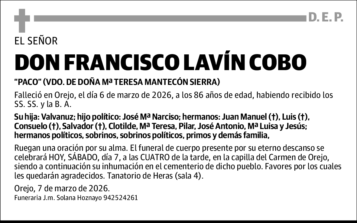 Francisco Lavín Cobo