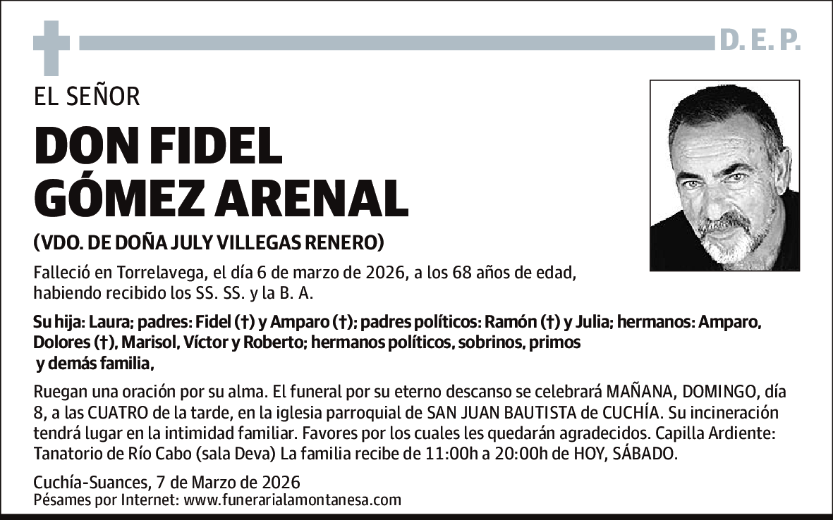 Fidel Gómez Arenal