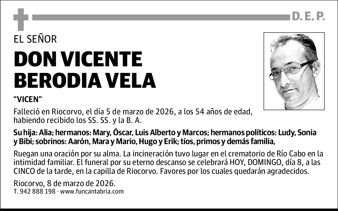 Vicente Berodia Vela